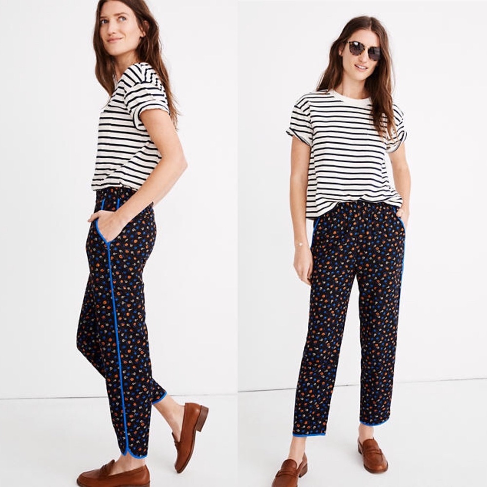 Madewell Track Trousers in Prairie Posies